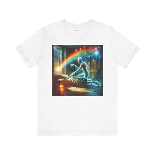 T-Shirt | Unisex | Koszulka dżersejowa | Krótki rękaw | Oniryzm | Mistyczna istota | Hypnos