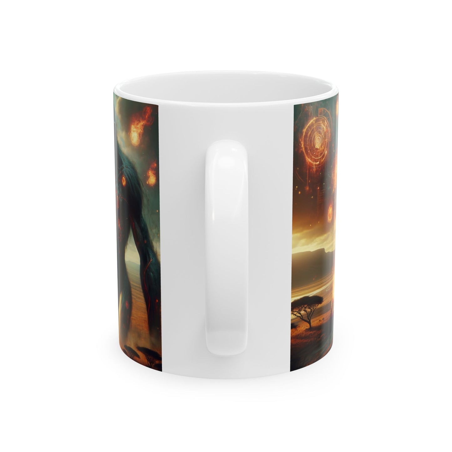 Tazza | Ceramica | Bianca | Mitologia Primordiale | Titano Ancestrale