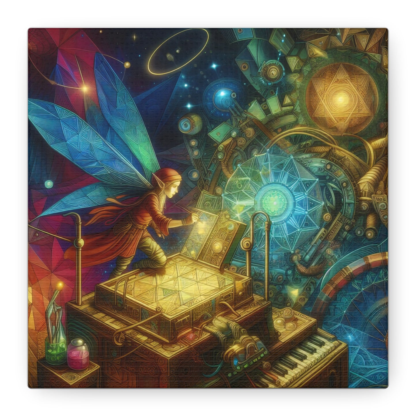 Canvas | Matt | Esoterisk fantasy | Sylf | Pussel