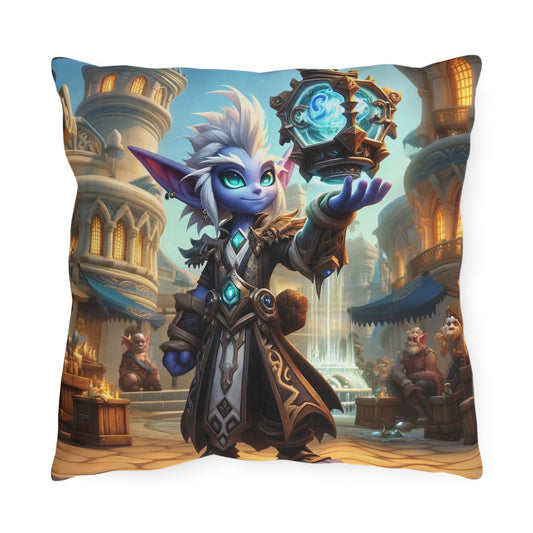 Almohada | Almohada de exterior | Fantasía Arcana | Gnomo Cronómago | Mágico