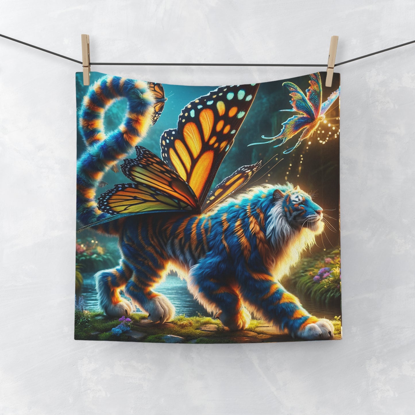 تولیہ | چہرے کا تولیہ | سحری جانور | فینٹیزی جادوئی | شیر پروانہ