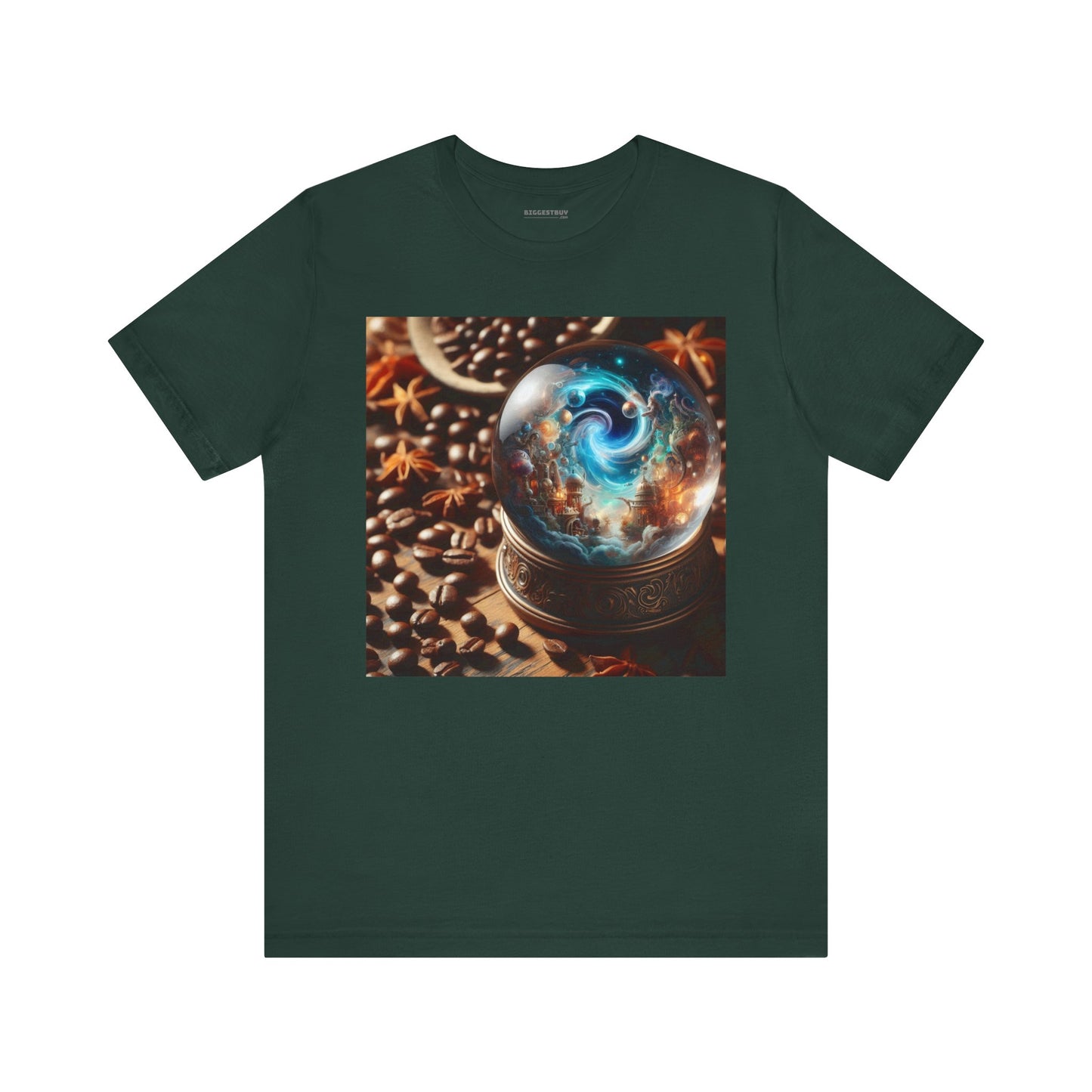 T-shirt | Unisex | Maglietta in jersey | Manica corta | Cosmologia Nordica | Globo Magico