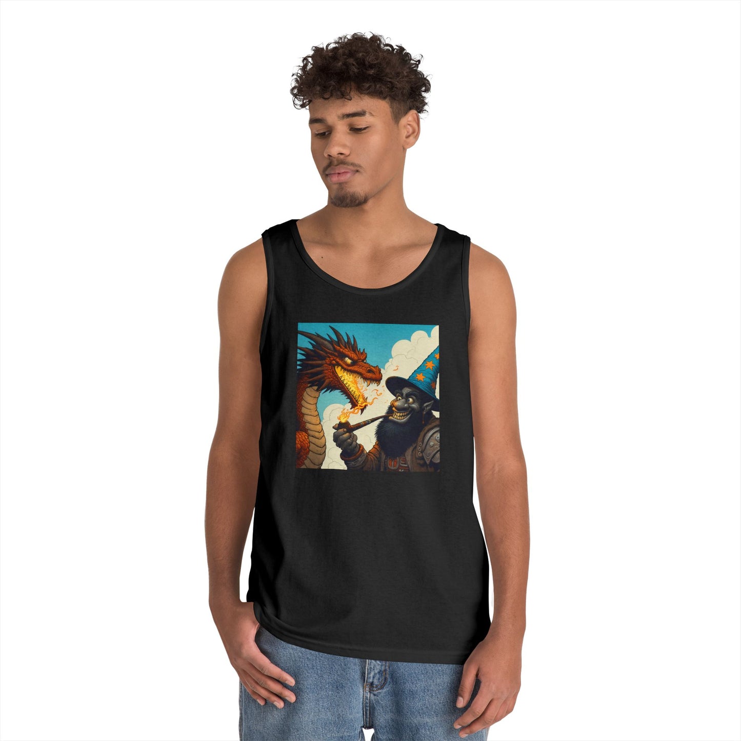 Linne | Unisex | Kraftig bomull | Drakeld fantasy | Trollformagi