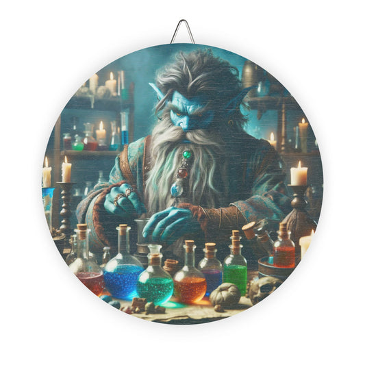 سائن | لکڑی کا | جادوئی کیمیا گری | جن کیمیا گر