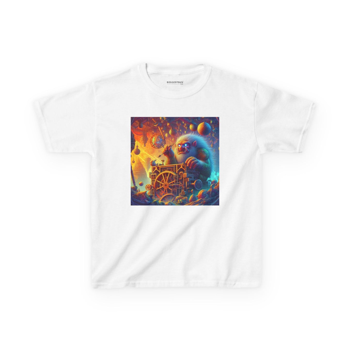 T-Shirt | Koszulka dziecięca | Ciężka bawełna | Mitologia Arktyczna | Mechanik Lodu