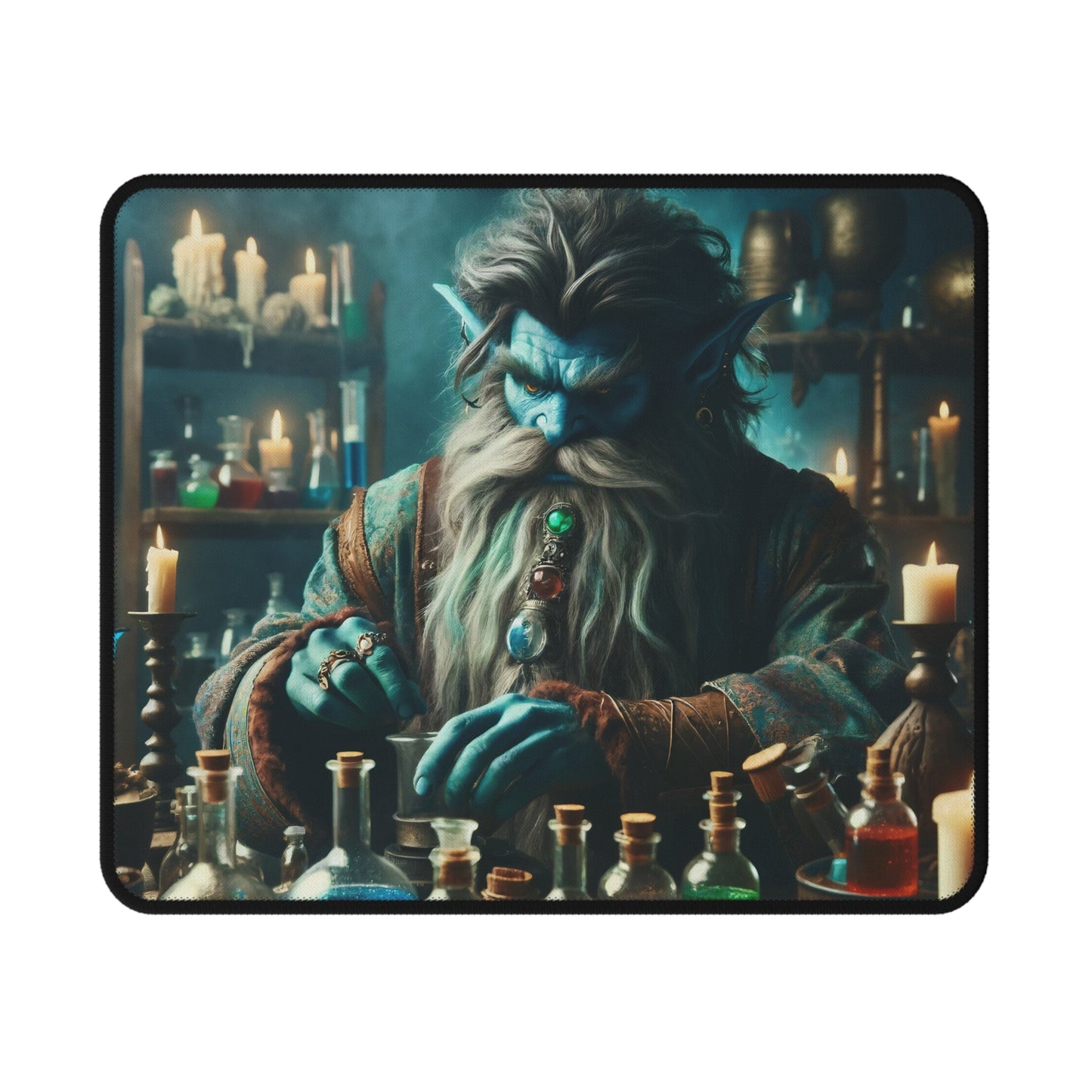 Tappetino per mouse | Alchimia Mistica | Djinn Blu