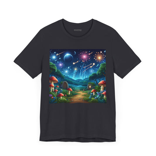 T-skjorte | Unisex | Jersey-T-skjorte | Kort erme | Magisk realisme | Kosmisk eventyr