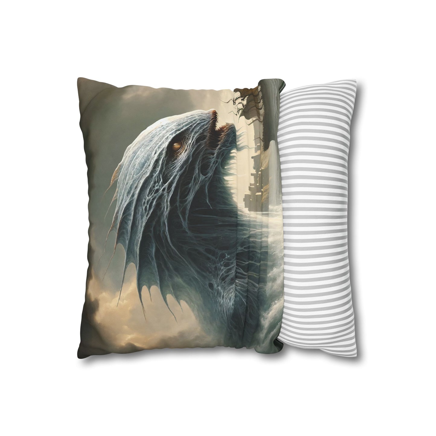 Federe | Quadrato | Tela di poliestere | Mitologia Nordica | Jörmungandr | Serpente Marino