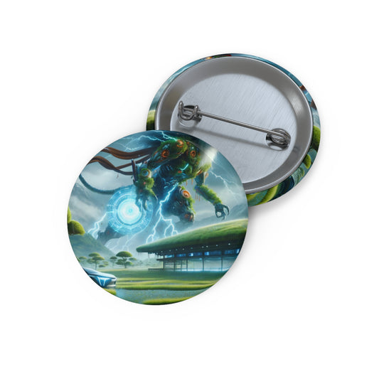 Button | Pin Button | Pin-Back | Techno-Fantasy | Electric Kirin