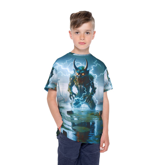 Sportshirt | Kinderen | Noordse Elektrische Horror | Jötunn