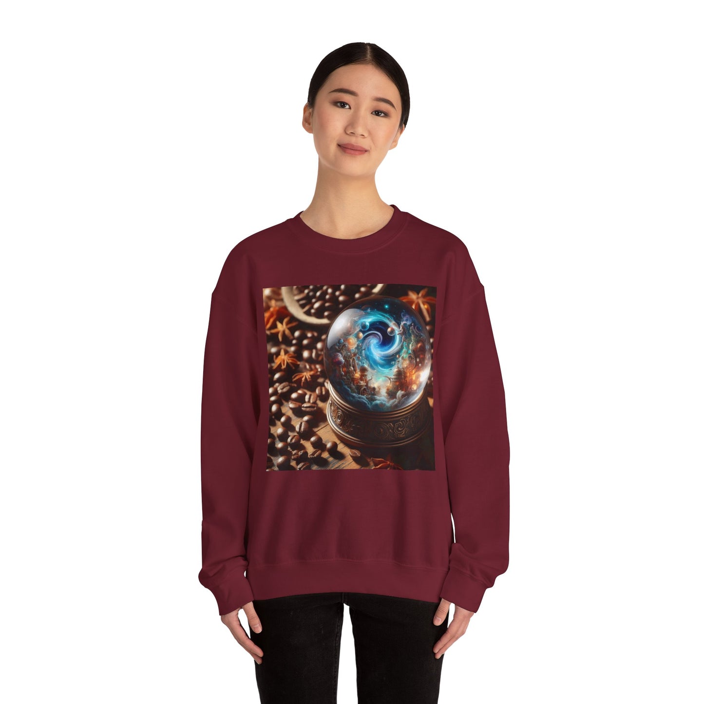 Felpa | Unisex | Girocollo | Misto pesante | Cosmologia Nordica | Globo Magico