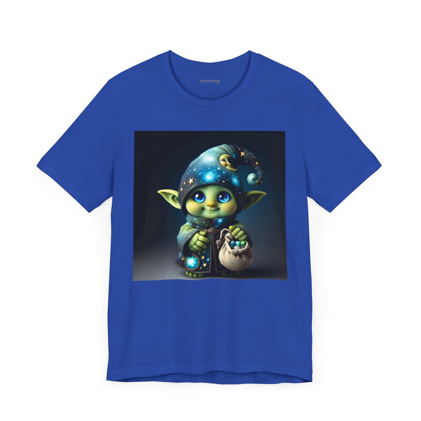 T-skjorte | Unisex | Jersey-T-skjorte | Kort erme | Fantasi | Skogsalv | Trollmann