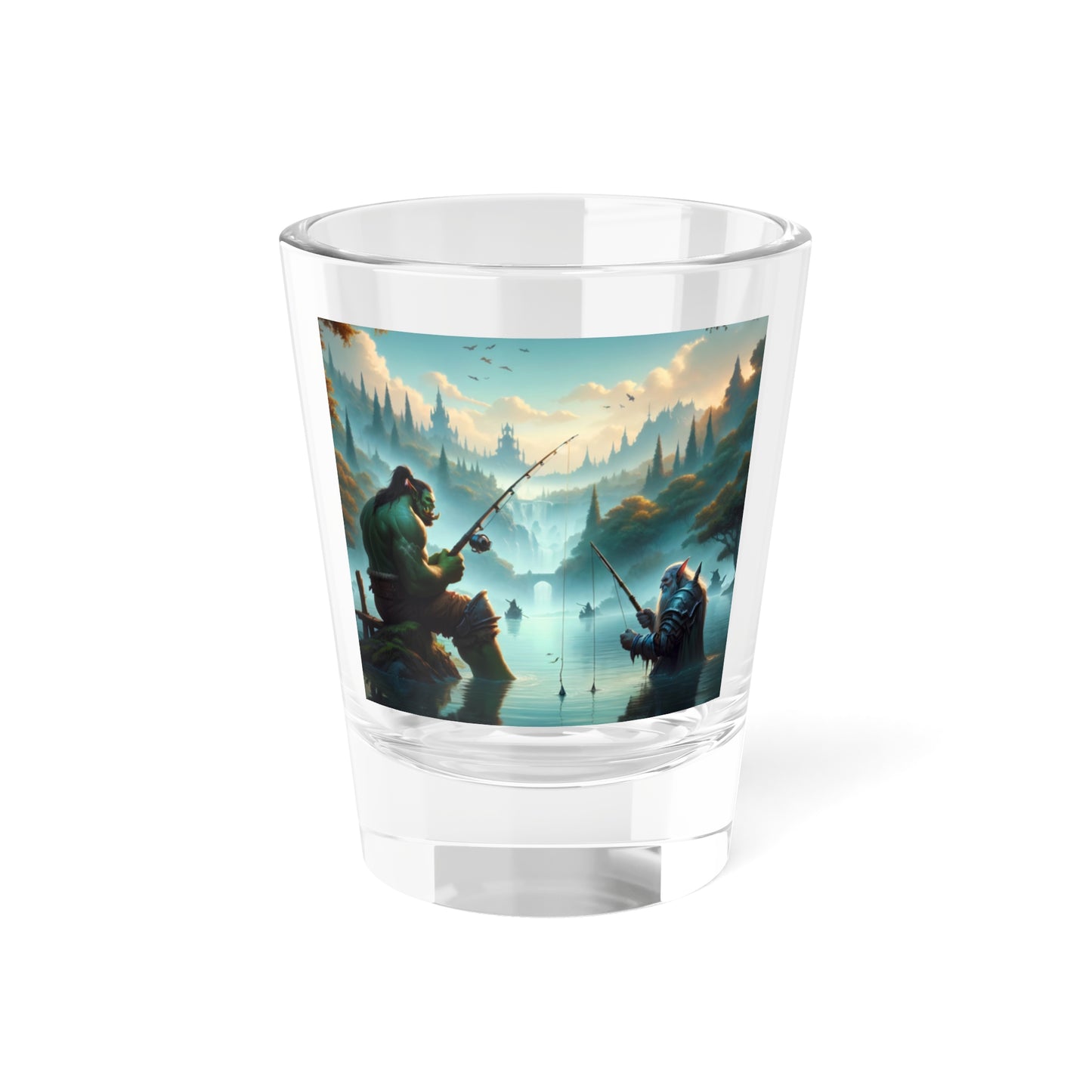 Bicchiere da shot | Fantasy Interrazziale | Amicizia Orc-Nano