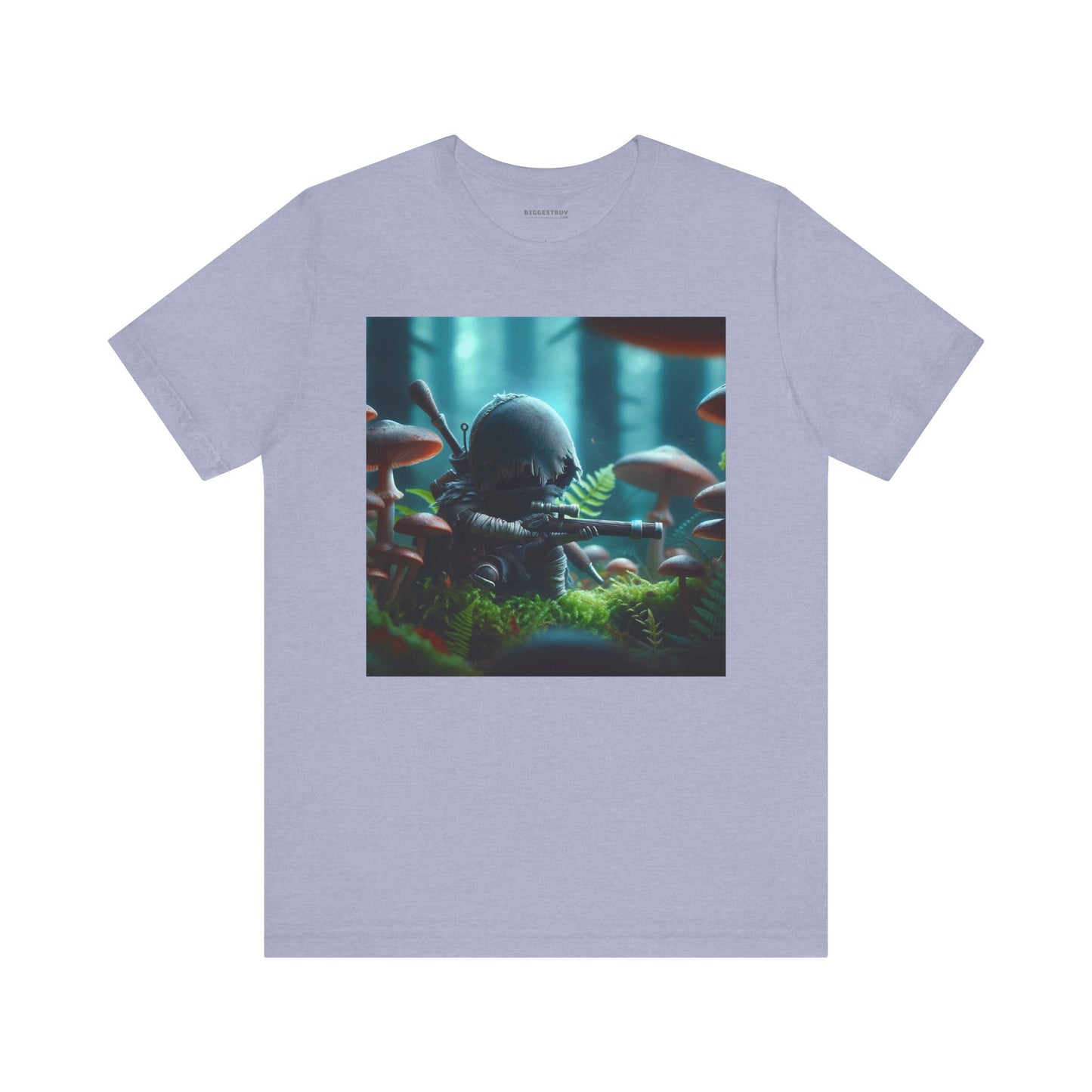Tシャツ | ユニセックス | ジャージーTシャツ | 半袖 | バイオパンク | ミニチュア戦士 | 幻想的森