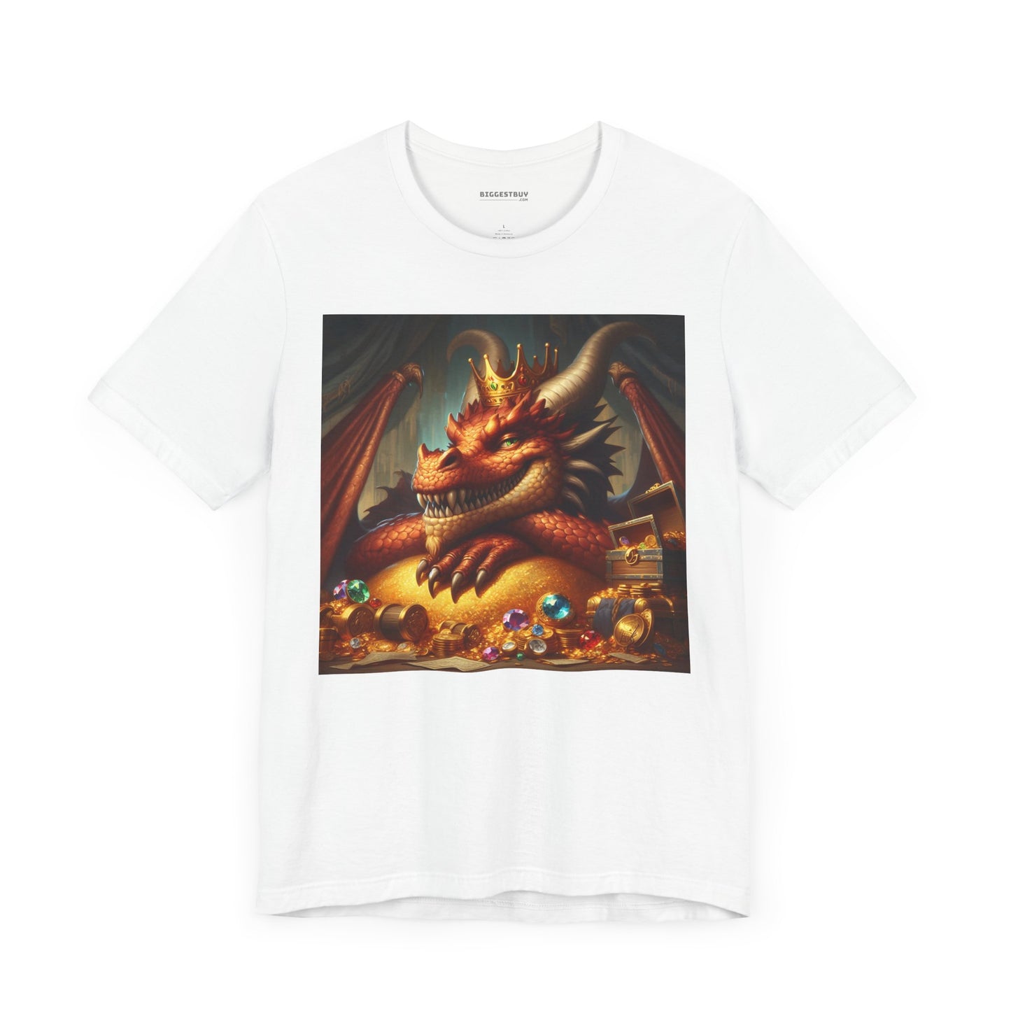 T-Shirt | Unisex | Koszulka dżersejowa | Krótki rękaw | Nordycka Mitologia | Fafnir | Smok