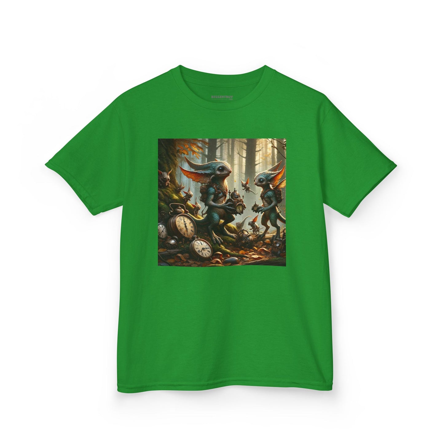 T-Shirt | Koszulka dziecięca | Ciężka bawełna | Steampunk Fantasy | Leśne Pooka