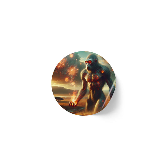 Rolo de Etiquetas Adesivas | Redondo | Mitologia Primordial | Titã Ancestral