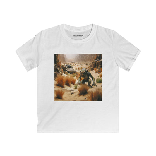 T-shirt | Kinder T-shirt | Softstyle | Post-apocalyptisch | Woestijngoblin | Schepsel