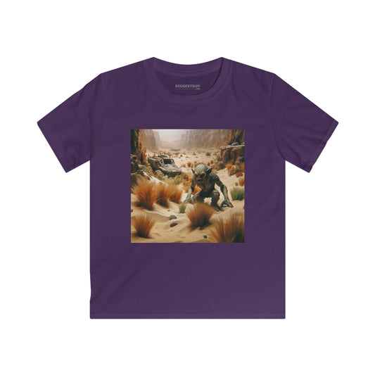 T-shirt | Kinder T-shirt | Softstyle | Post-apocalyptisch | Woestijngoblin | Schepsel