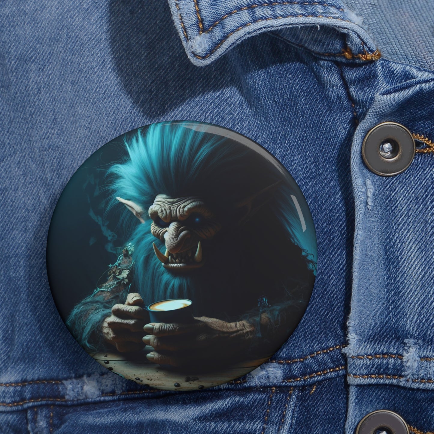 Button | Speldbutton | Met speld | Norse Mythos | Jotunn | Trol