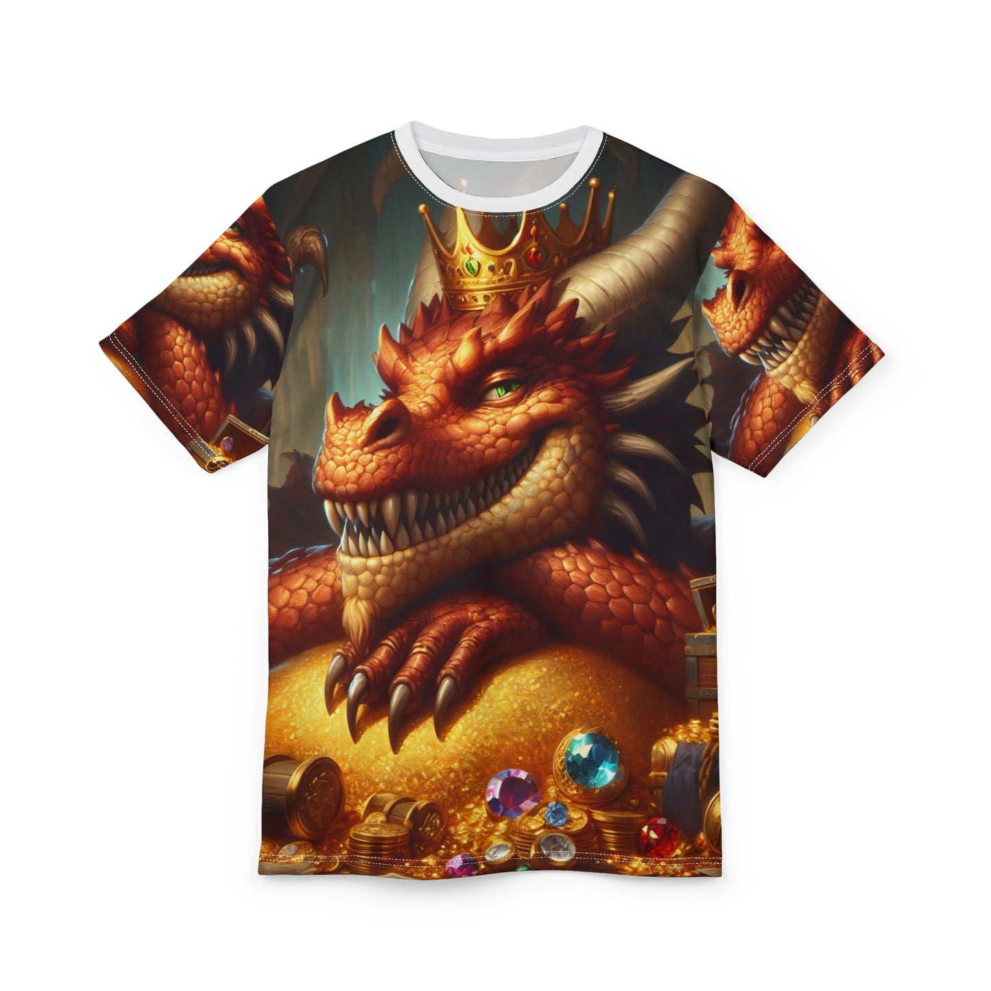 T-Shirt | Nadruk na całej powierzchni | T-shirt unisex | Nordycka Mitologia | Fafnir | Smok