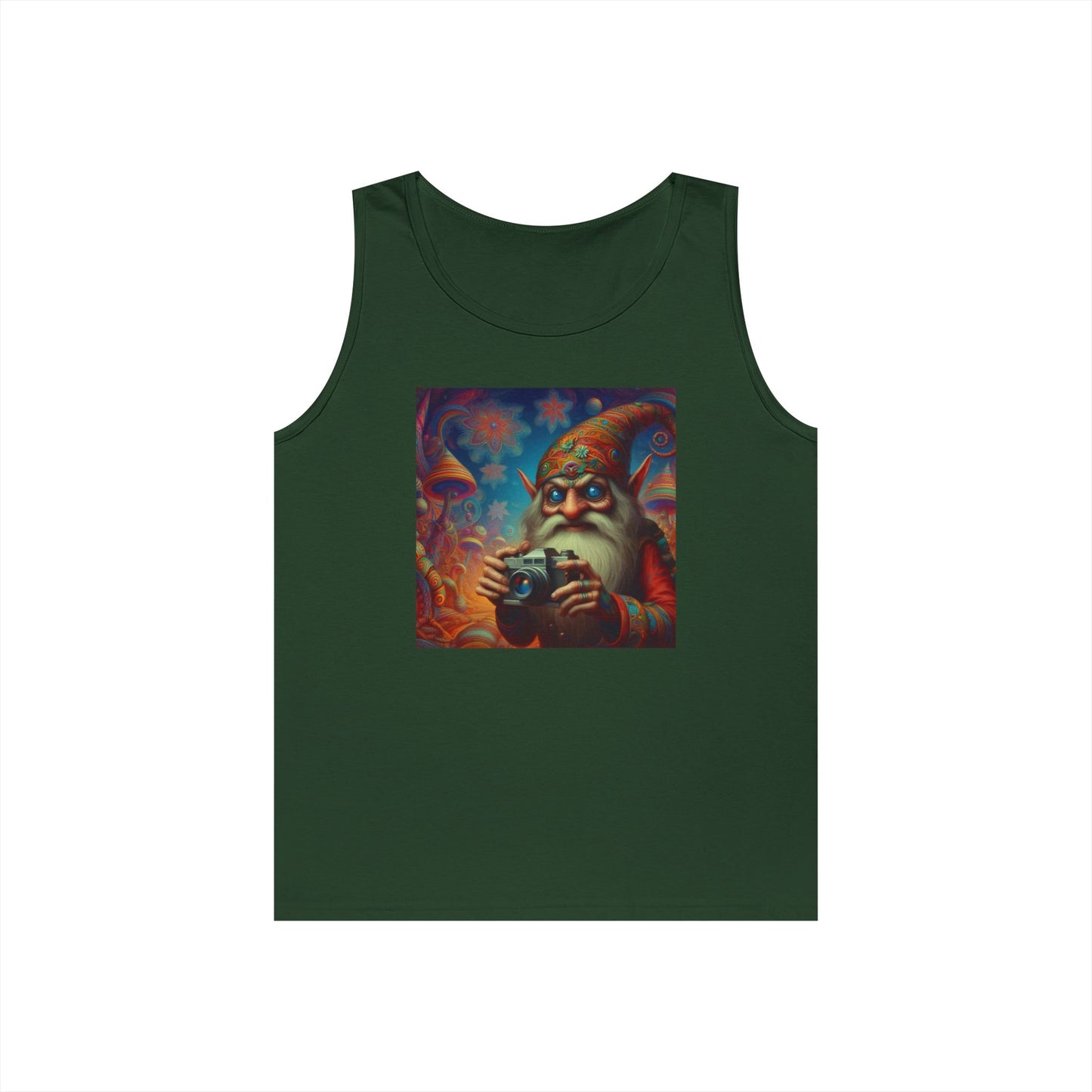Tanktopp | Unisex | Kraftig bomull | Fantasy | Psykedelisk | Domovoi