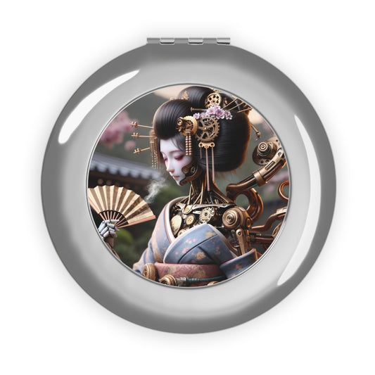 Speil | Reisespeil | Kompakt | Steampunk | Cyberpunk | Geisha