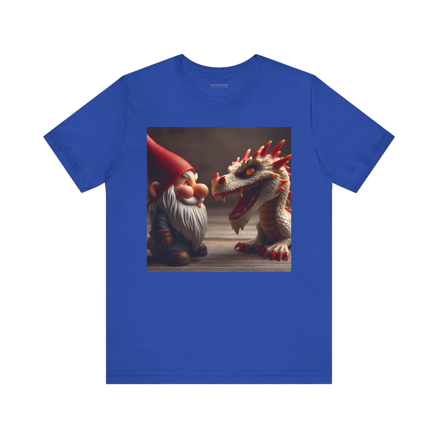 เสื้อยืด | ยูนิเซ็กส์ | เสื้อยืดเจอร์ซีย์ | แขนสั้น | ตำนานเทพนิยาย | นิทานพื้นบ้าน | โนมกับมังกร