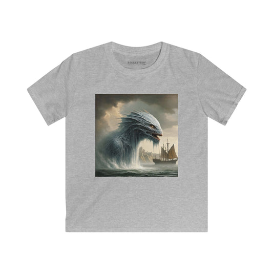 Camiseta | Camiseta para niños | Estilo suave | Mitología Nórdica | Jörmungandr | Serpiente