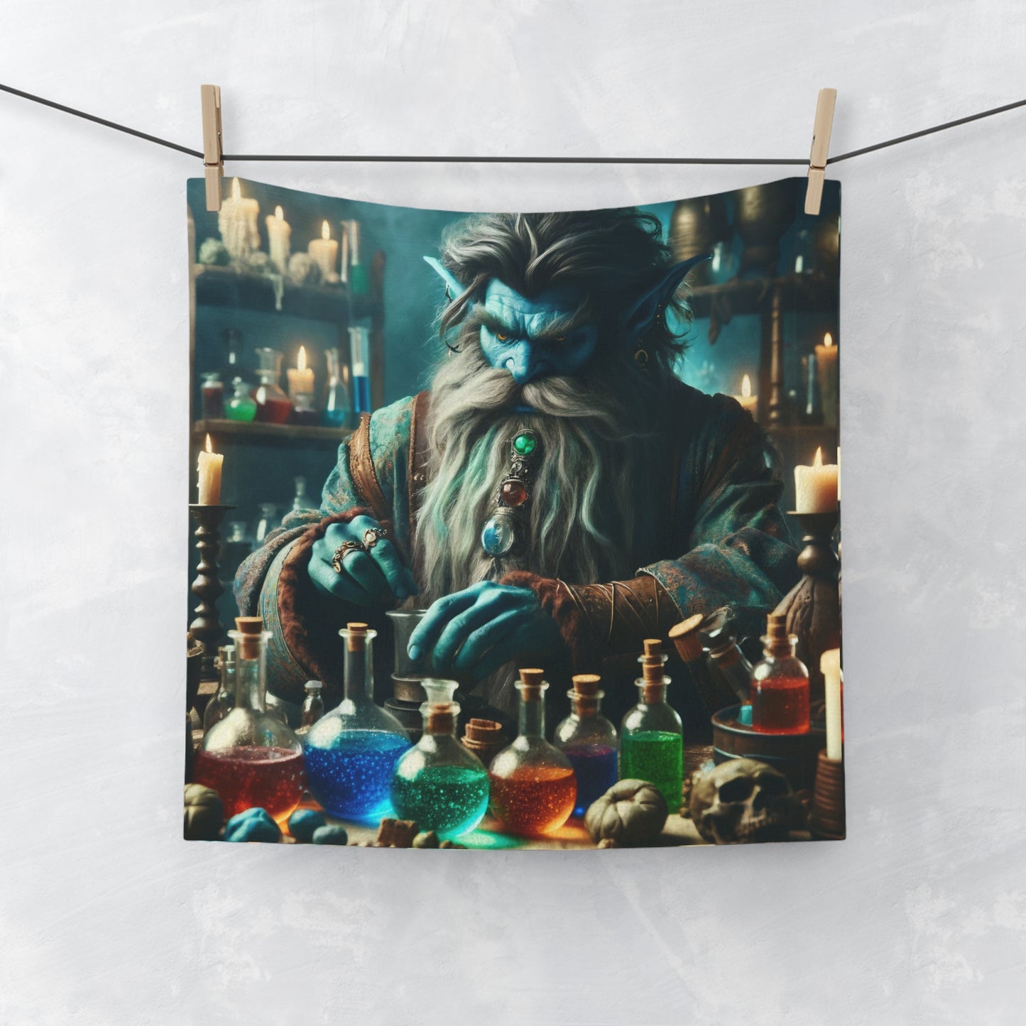 تولیہ | چہرے کا تولیہ | جادوئی کیمیا گری | جن کیمیا گر