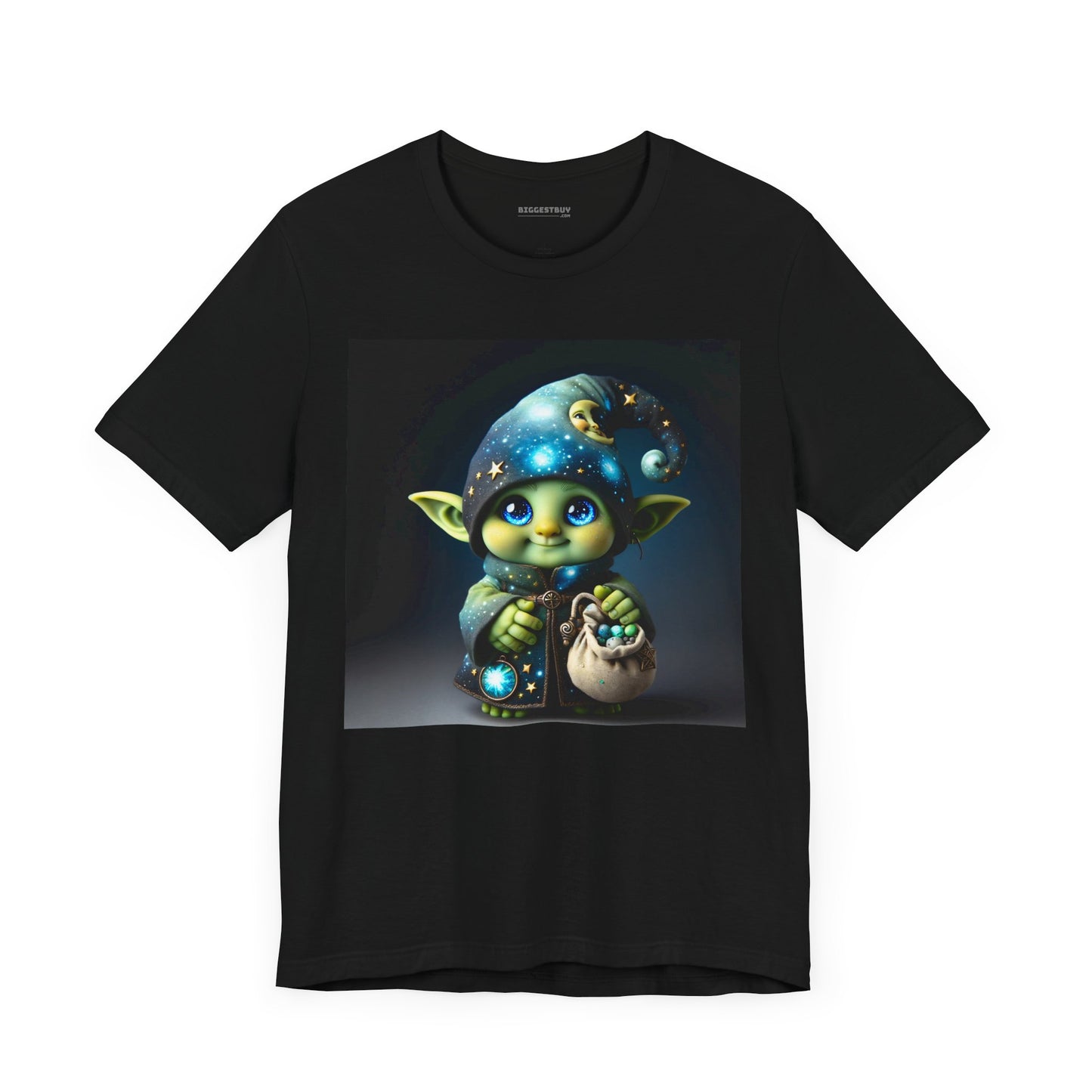 T-skjorte | Unisex | Jersey-T-skjorte | Kort erme | Fantasi | Skogsalv | Trollmann