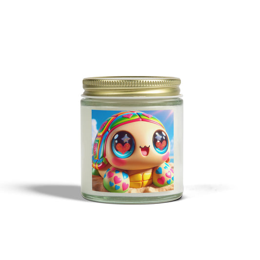 Bougie parfumée | Kawaii Fantaisie | Tortue Arc-en-ciel
