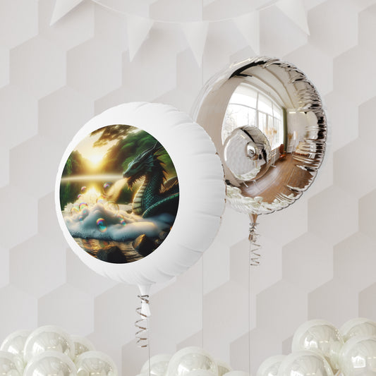 Ballong | Helium | Mylar | Dragemagi | Fantasilandskap | Innsjø