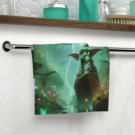 Asciugamano | Asciugamano per il viso | Fantasy Folcloristico | Sciamano Goblin