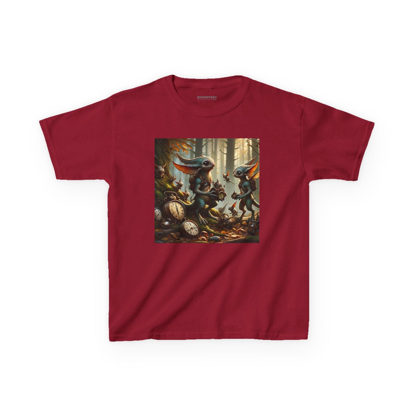 T-Shirt | Koszulka dziecięca | Ciężka bawełna | Steampunk Fantasy | Leśne Pooka