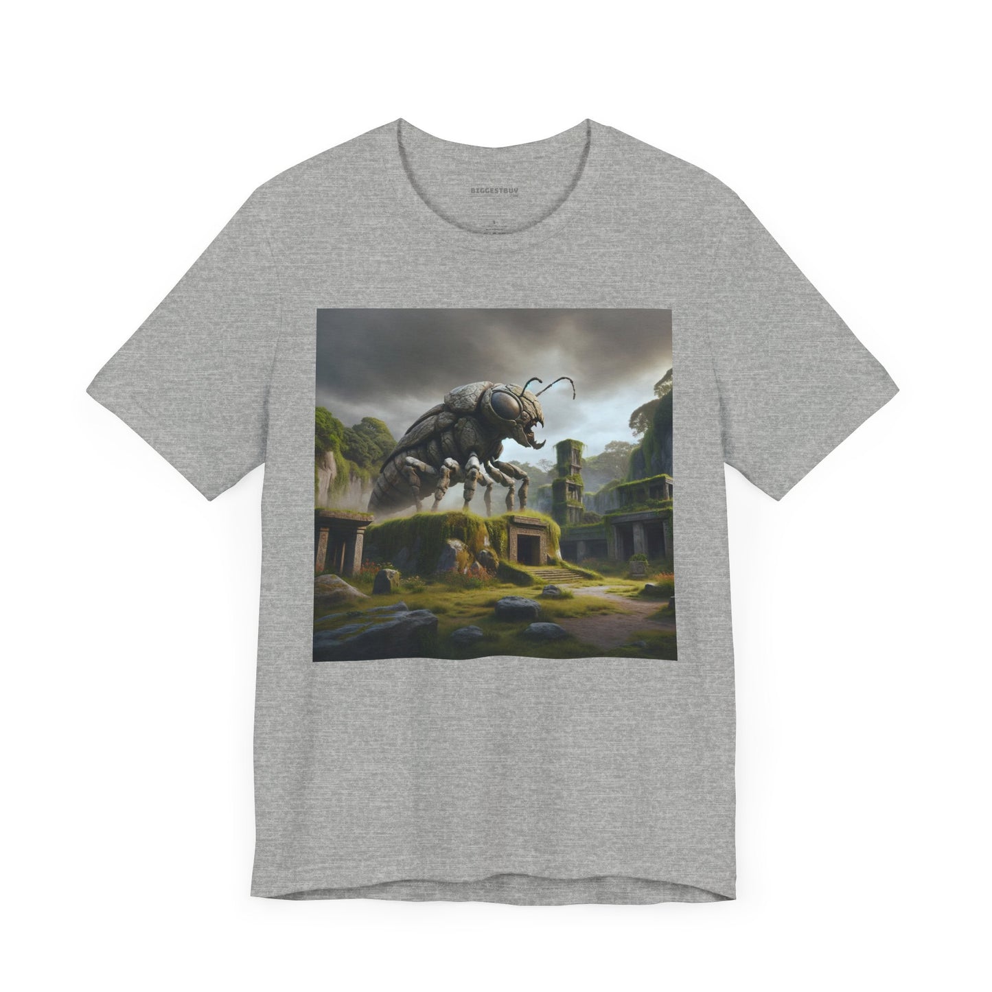 Tシャツ | ユニセックス | ジャージーTシャツ | 半袖 | 異形変異 | 巨大甲虫 | 緑