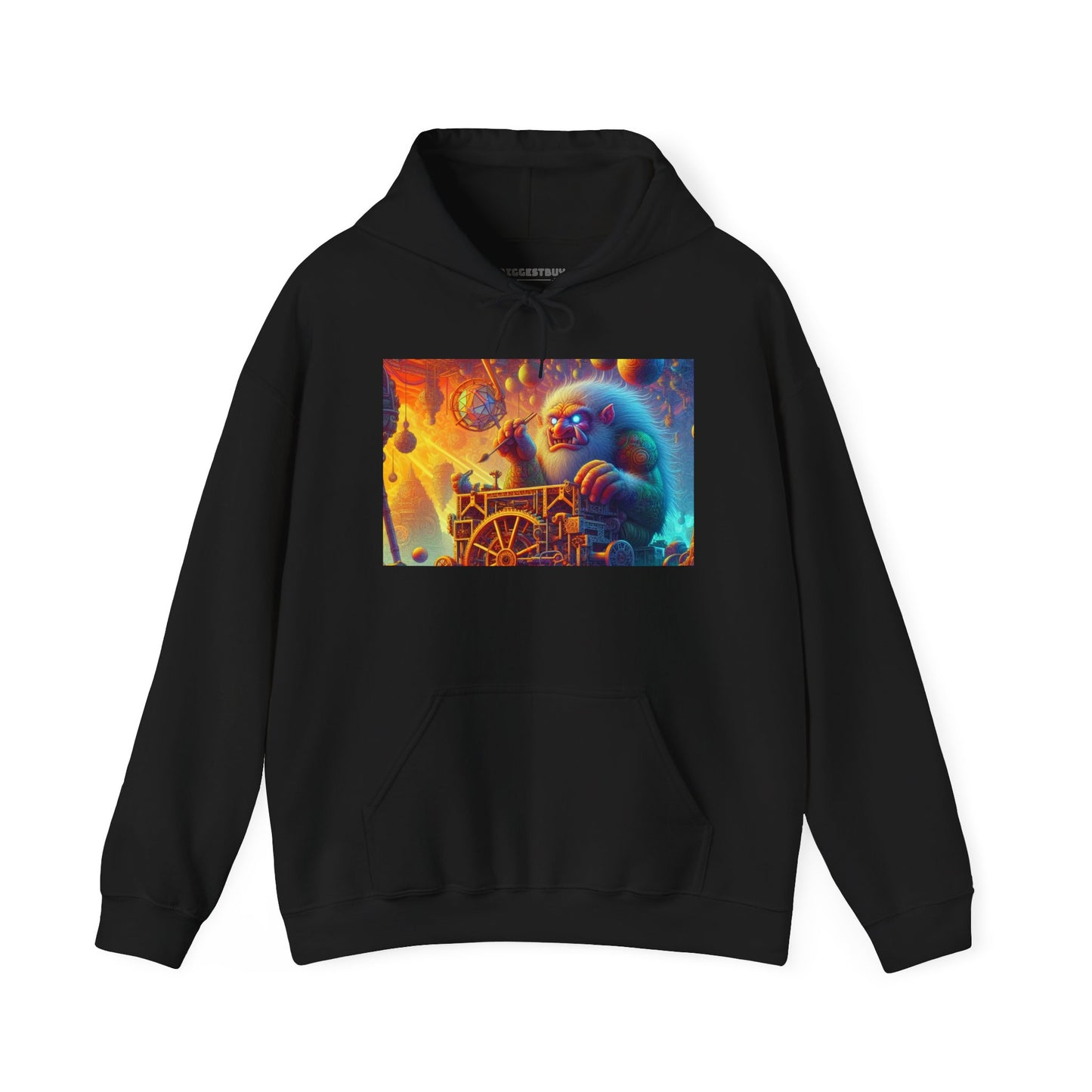 Bluza z kapturem | Unisex | Bluza dresowa z kapturem | Gruba mieszanka | Mitologia Arktyczna | Mechanik Lodu