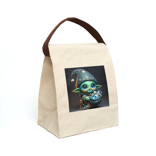 Lunchtas | Canvas | Met riem | Kosmische Folklore | Goblin Figurine