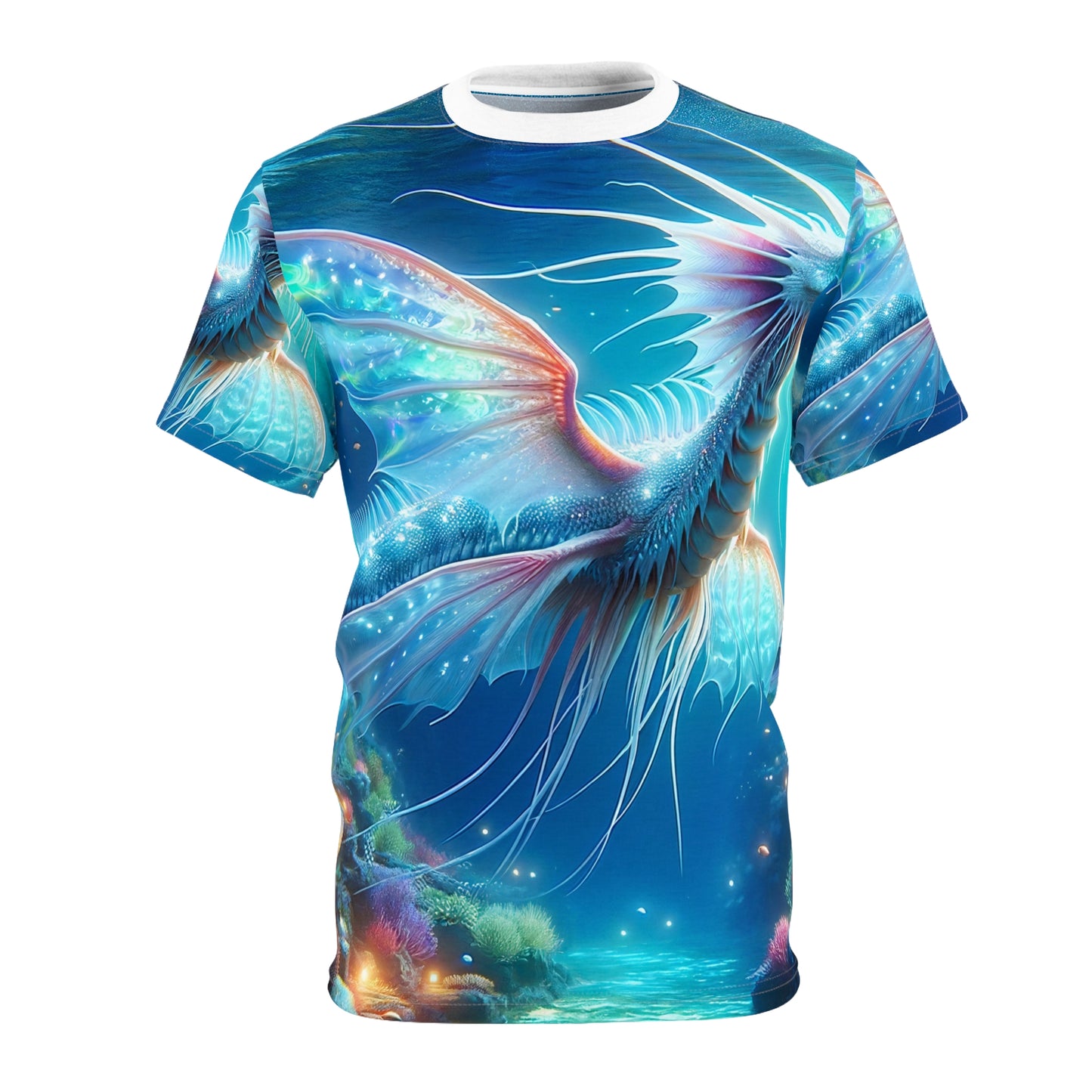 T-Shirt | Nadruk na całej powierzchni | T-shirt unisex | Mitologia morska | Ryujin | Smok wodny