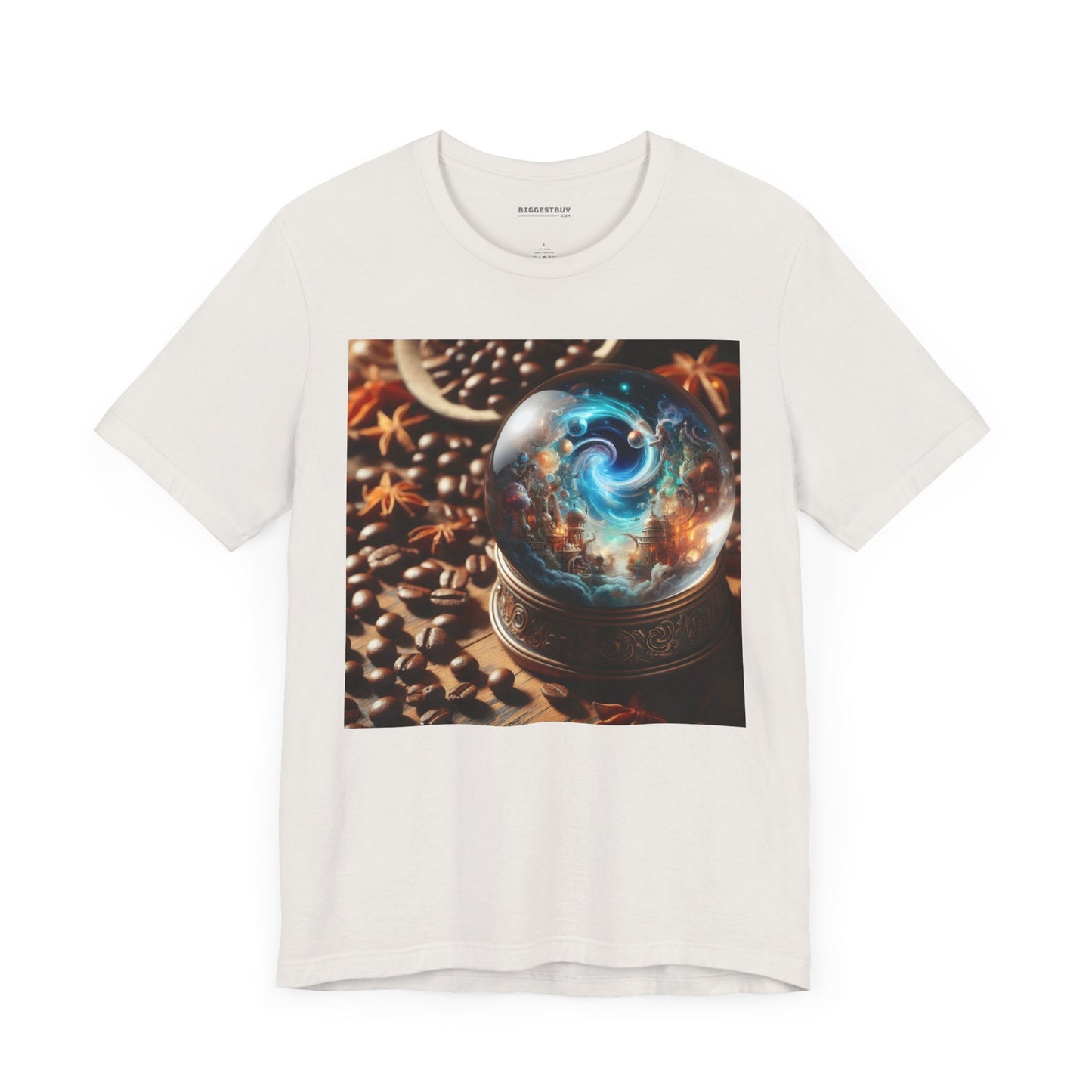 T-shirt | Unisex | Maglietta in jersey | Manica corta | Cosmologia Nordica | Globo Magico