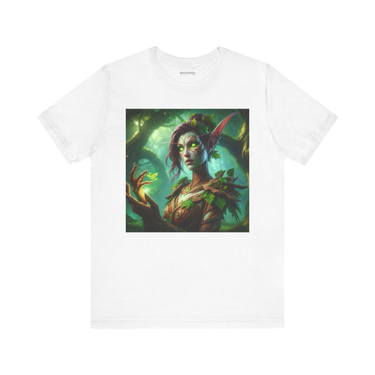 Tişört | Unisex | Jarse Tişört | Kısa Kollu | Orman Mitolojisi | Dryad | Doğa Ruhu