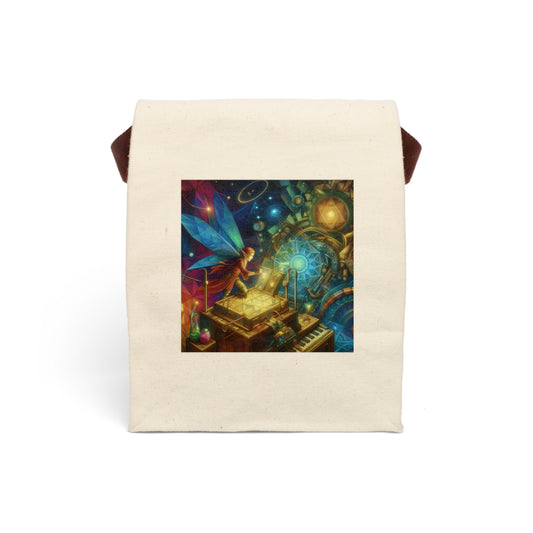 Torba na lunch | Płótno | Z paskiem | Mistyczna Sylfa | Alchemia Powietrza | Wróżka