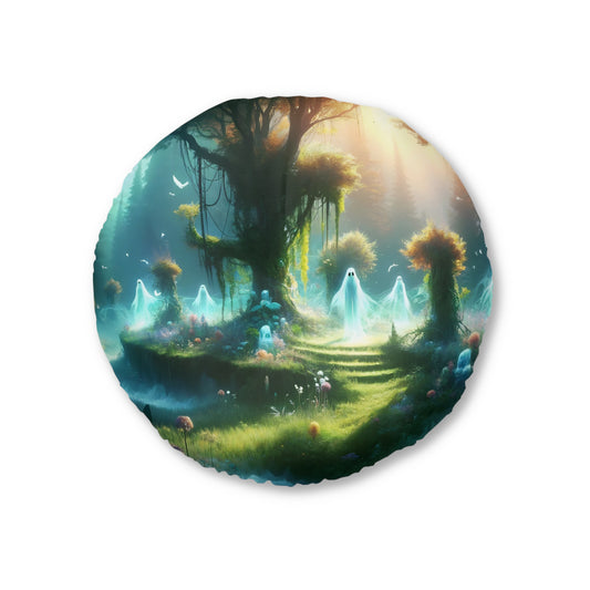 وسادة | وسادة أرضية | معنقدة | دائرية | غابة سحرية | موطن الإيجنس فاتوس | شجرة الحياة