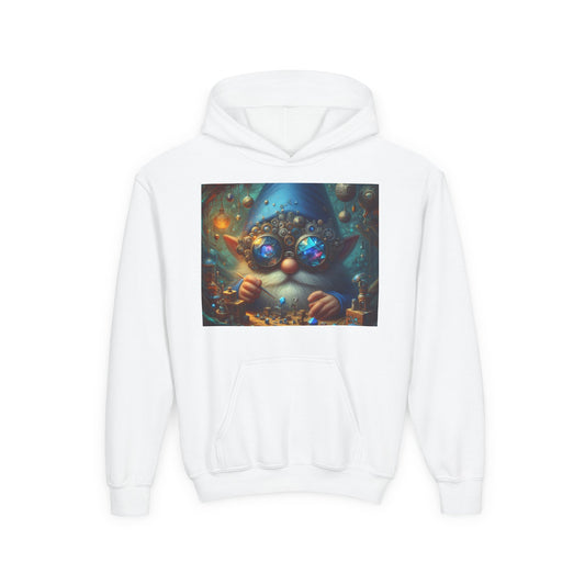 Sweatshirt | Jeugd | Met capuchon | Zware kwaliteit | Folkloristische Fantasie | Tomte Alchemist