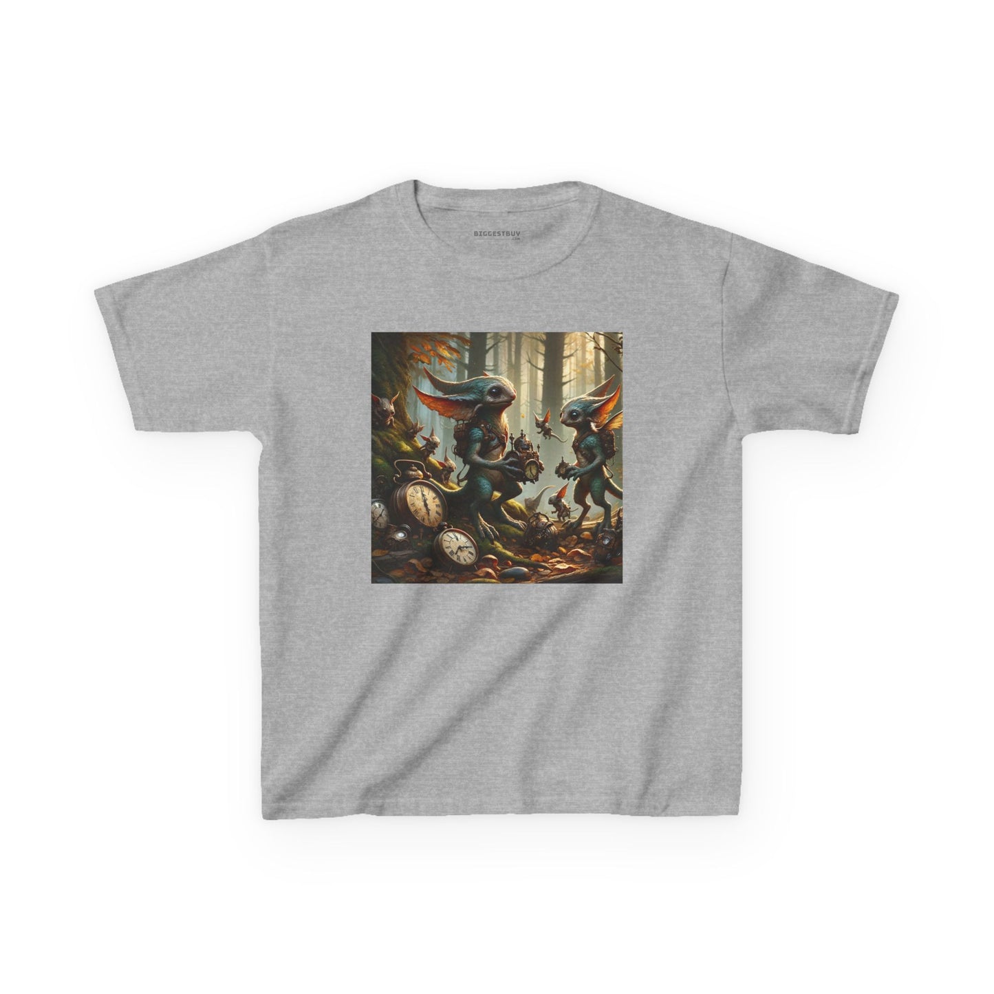 T-Shirt | Koszulka dziecięca | Ciężka bawełna | Steampunk Fantasy | Leśne Pooka