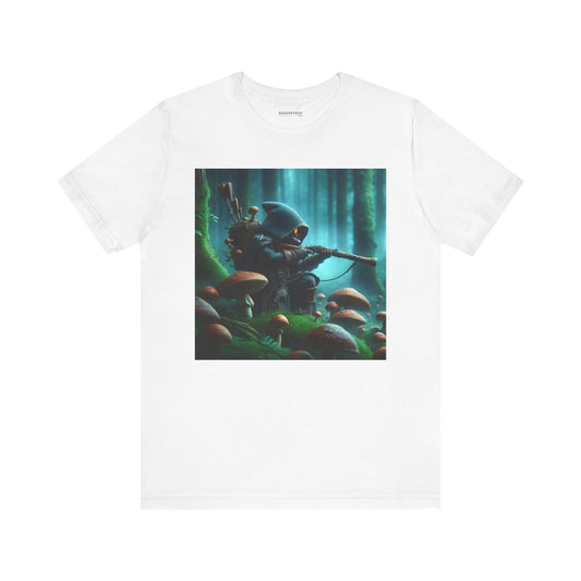 T-shirt | Unisex | Jersey T-shirt | Korte mouw | Myconomantiek | Bosgeest-wachter
