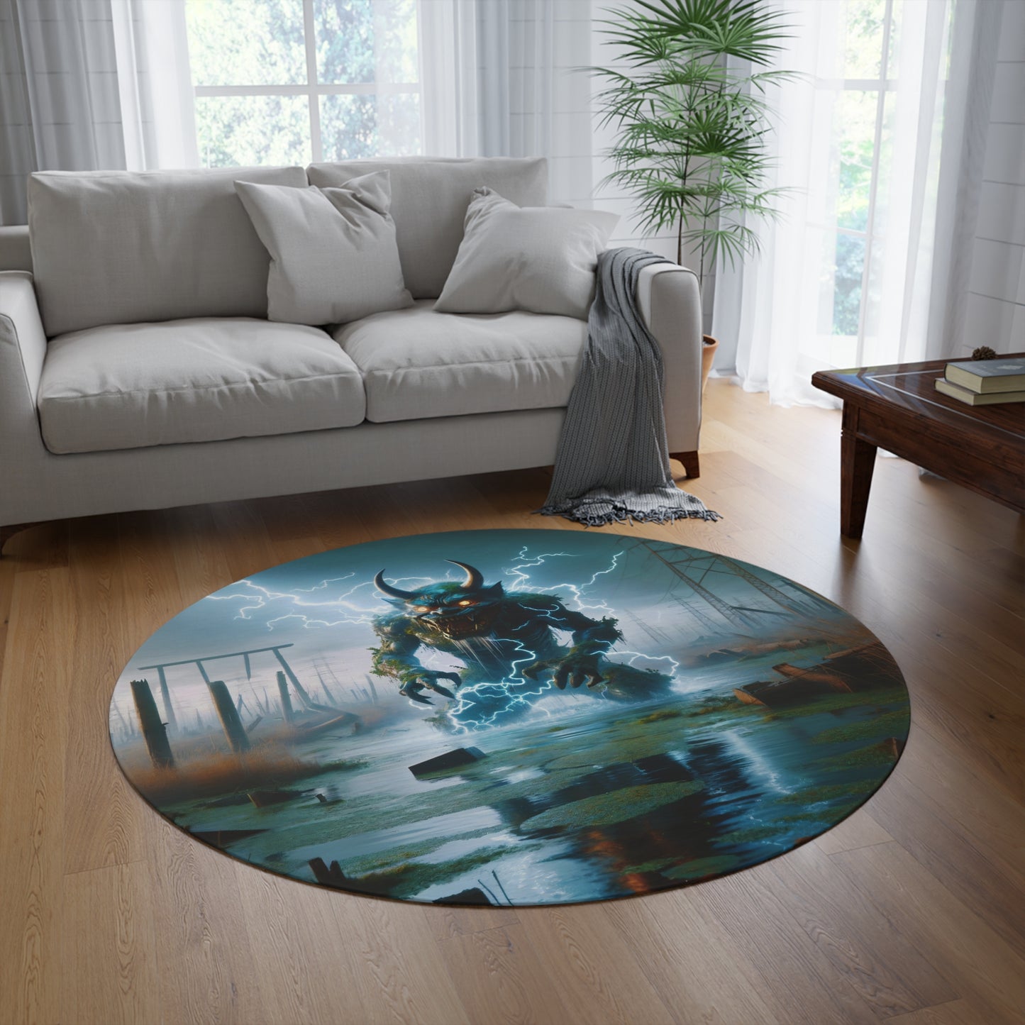 Dywany | Okrągły | Elektryczny Jötunn | Demonologia