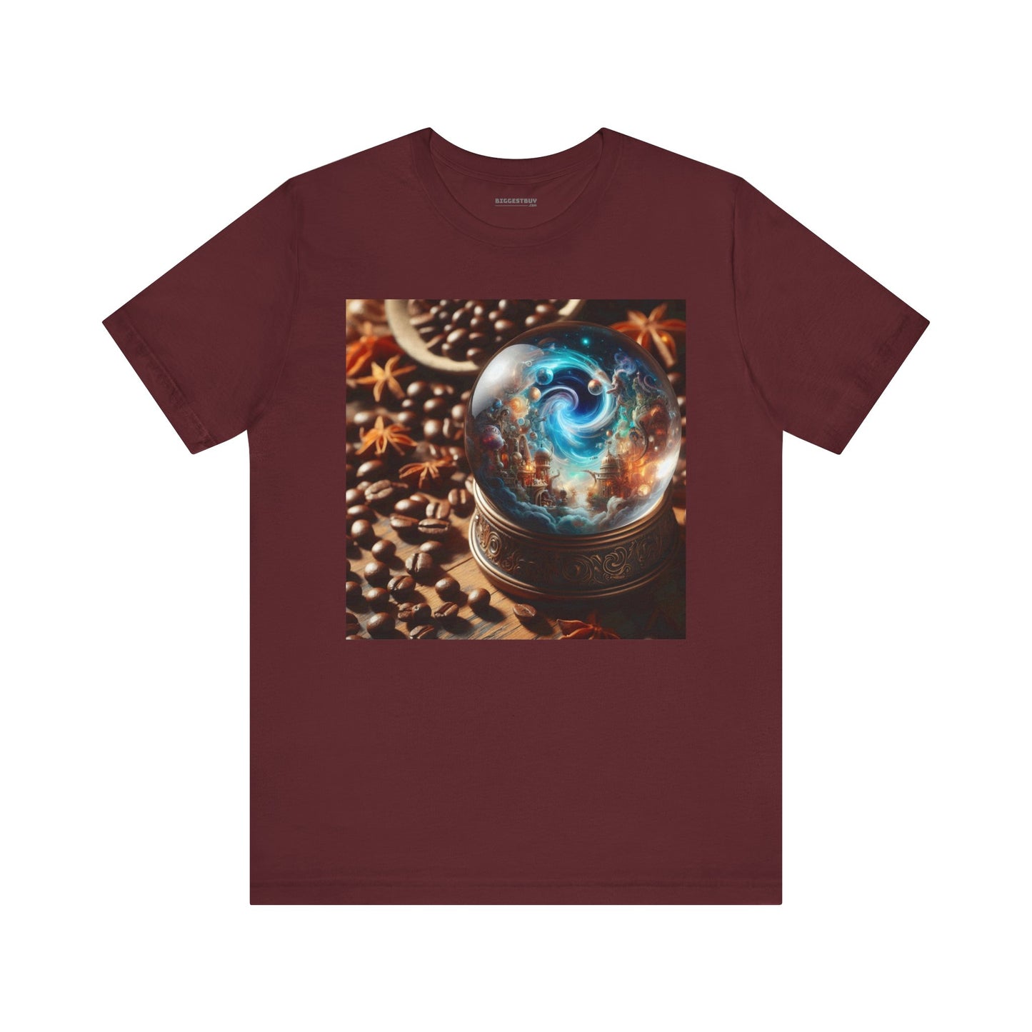 T-shirt | Unisex | Maglietta in jersey | Manica corta | Cosmologia Nordica | Globo Magico