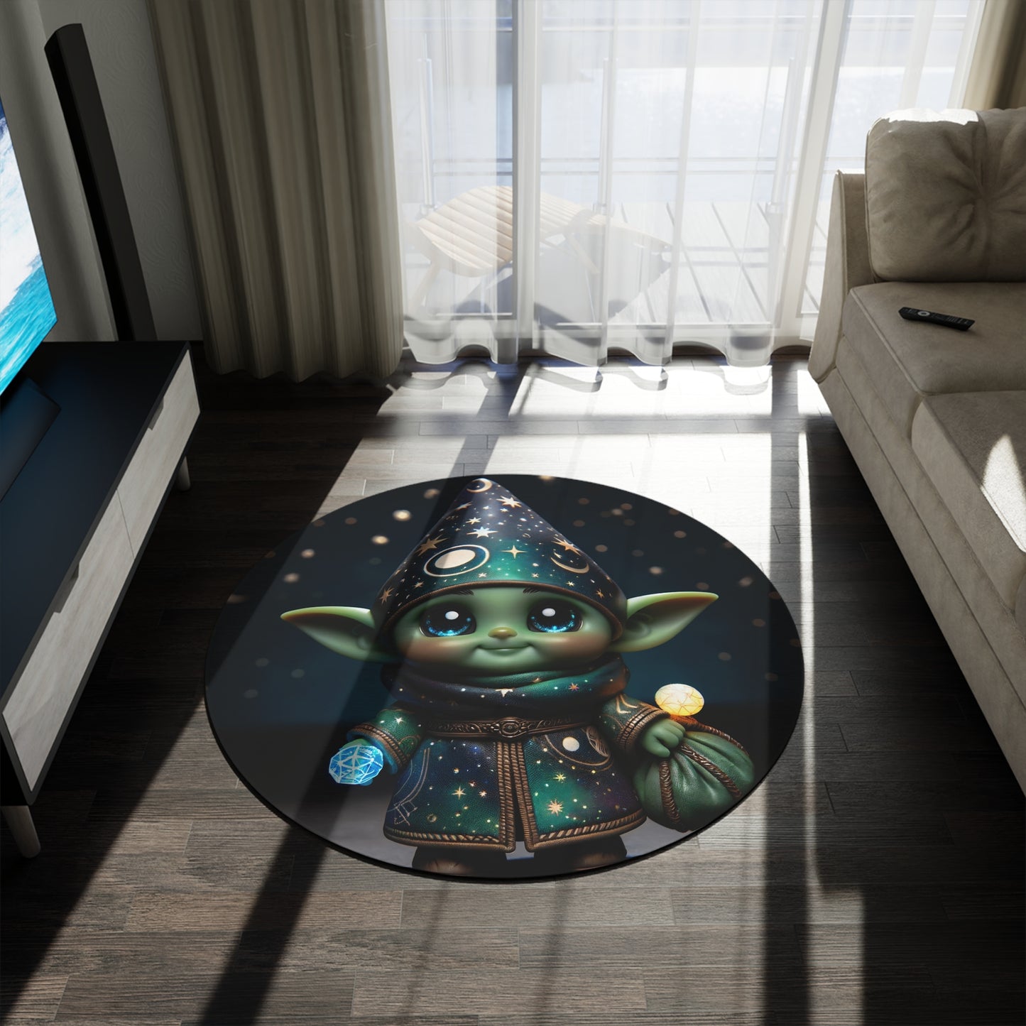 سجادة | دائرية | خيال سحري | جني الساحر | تمثال