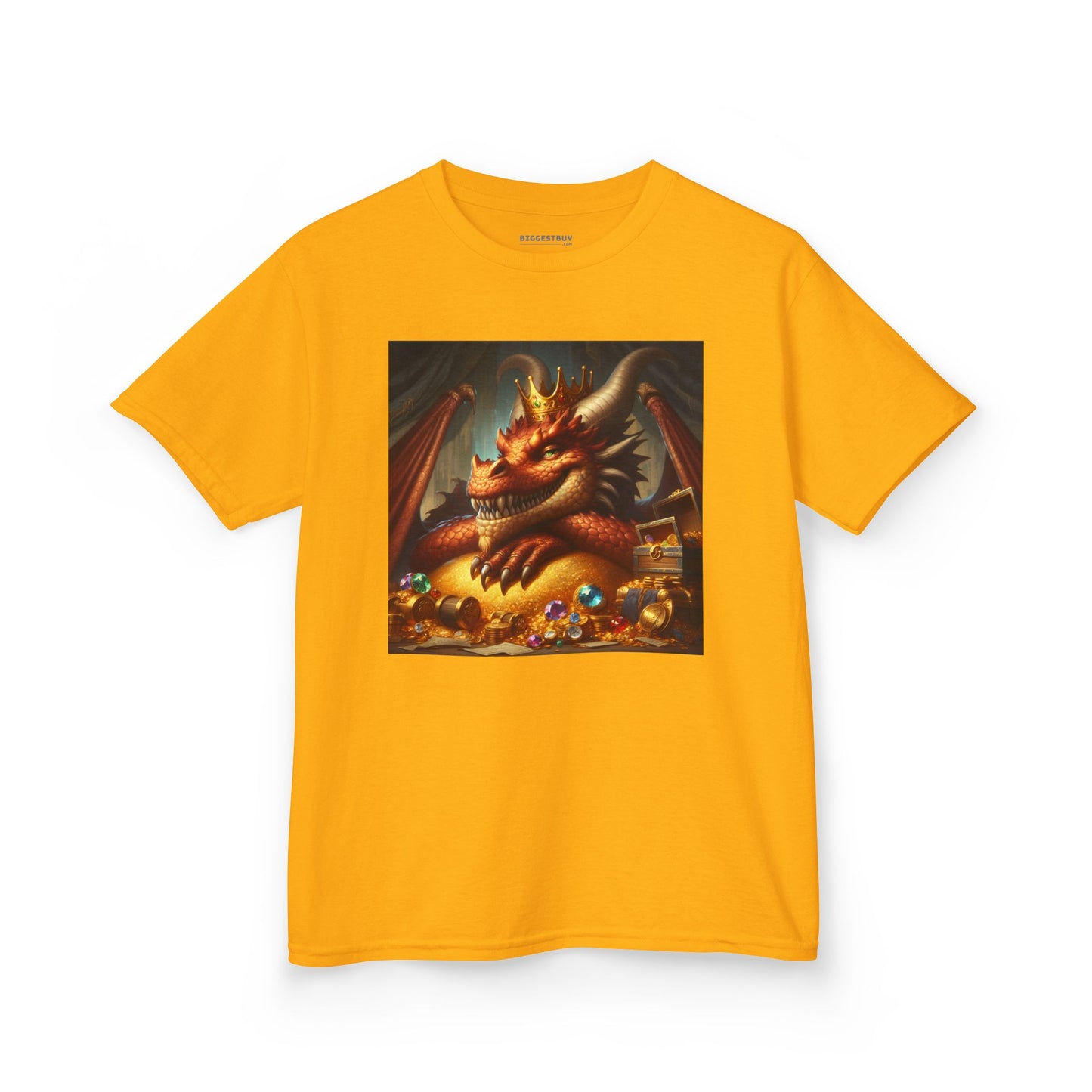 T-Shirt | Koszulka dziecięca | Ciężka bawełna | Nordycka Mitologia | Fafnir | Smok